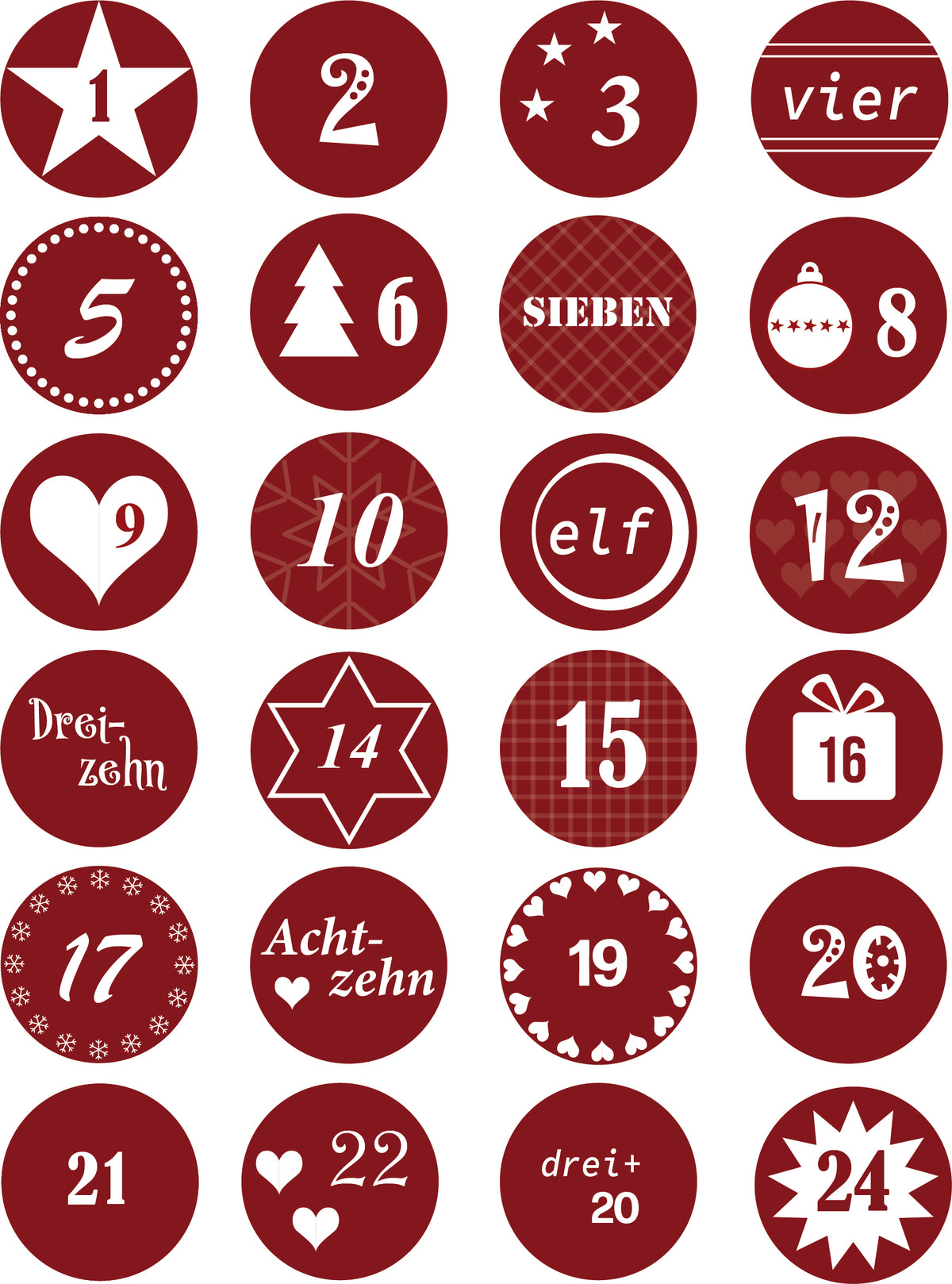 Adventskalender für "Fashionistas 2.0" - acht zauberhafte Taschenmodelle