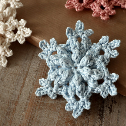 Schneeflocke "Jule" - Winterdeko, Baumschmuck, Geschenkanhänger