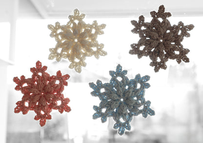 Schneeflocke "Jule" - Winterdeko, Baumschmuck, Geschenkanhänger