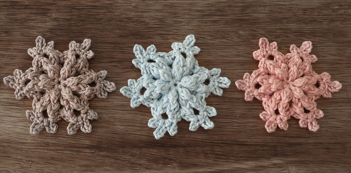 Schneeflocke "Jule" - Winterdeko, Baumschmuck, Geschenkanhänger