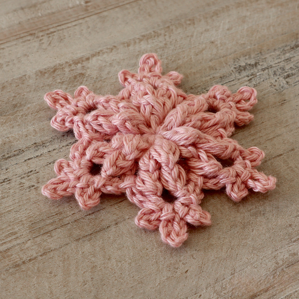Schneeflocke "Jule" - Winterdeko, Baumschmuck, Geschenkanhänger