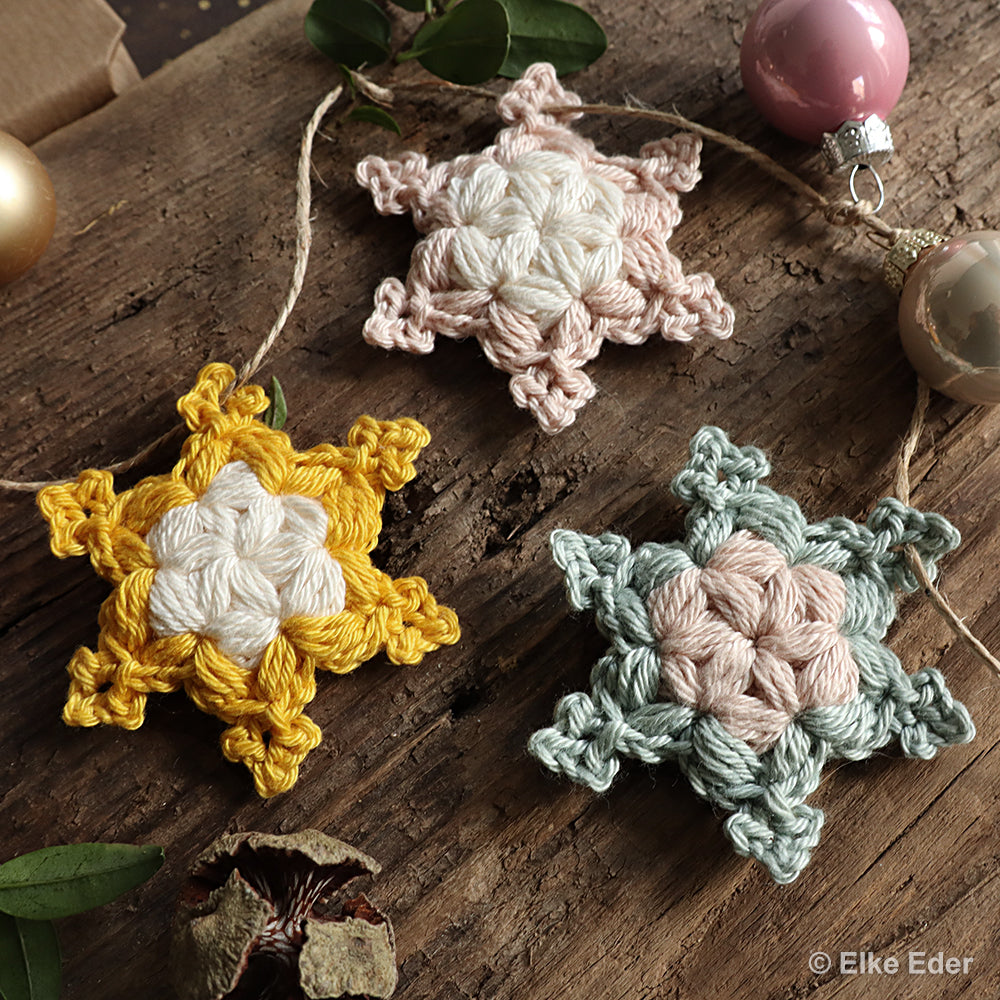 Schneeflocke „Lumina“ – Schneekristalle im Jasminmuster
