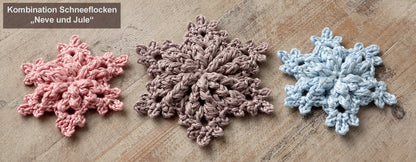 Schneeflocke "Neve" - Anhänger, Winterdeko, Baumschmuck