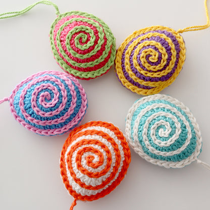 Osterei „Spirelli“ – Häkelanleitung für bunte Osterdeko