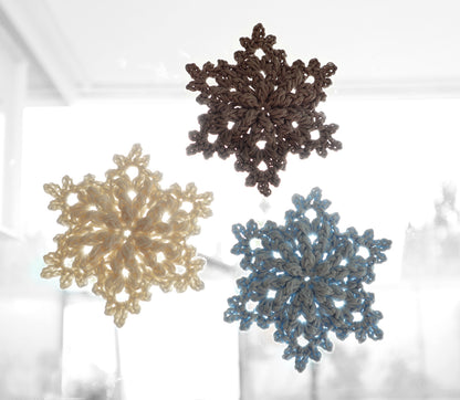 Schneeflocke "Neve" - Anhänger, Winterdeko, Baumschmuck