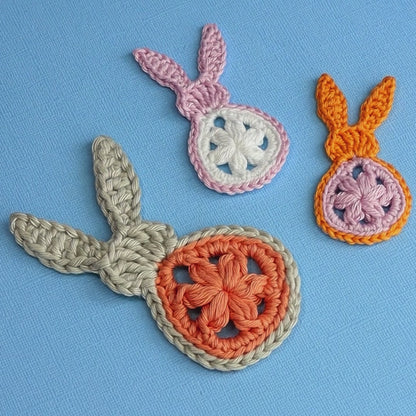 „Granny-Häschen“ – Osterdeko, Anhänger & Applikation