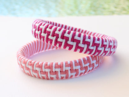 Umwickelte Armreifen „Turmalin“
