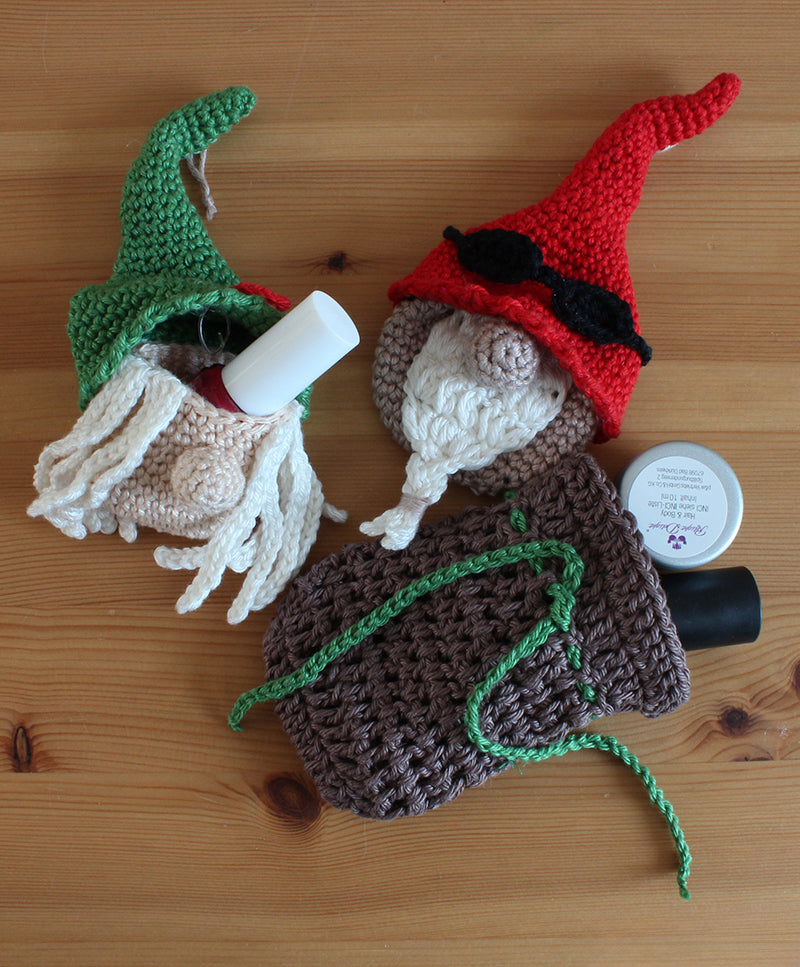 Weihnachtswichtel „Greta und Rocky“ mit Säckchen
