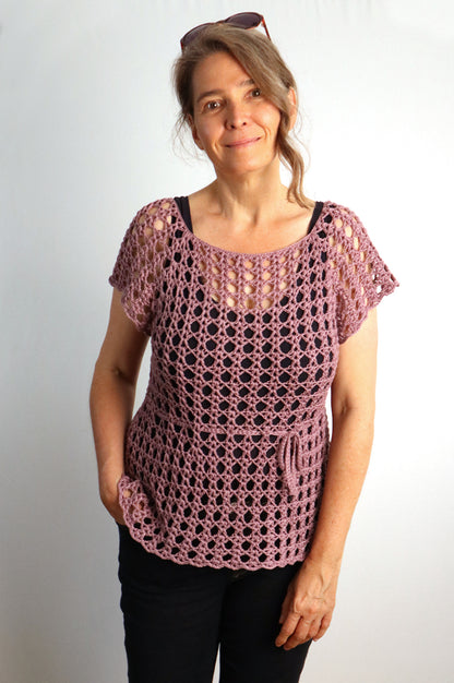 RVO-Shirt, Tunika „Marlene“ – Raglan von oben